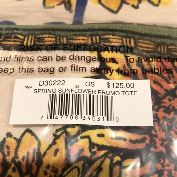 NWT Brighton Something Wonderful Sunflower Love Tote - Picture 4 of 16